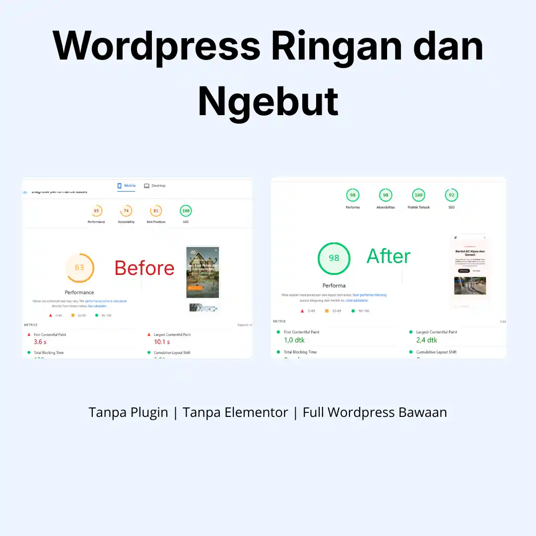 Optimasi Speed WordPress