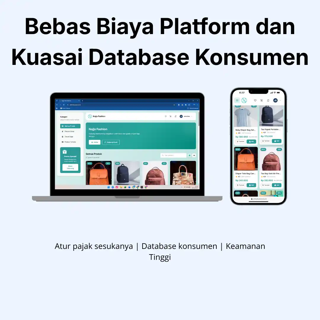 Website Toko Online e-Commerce